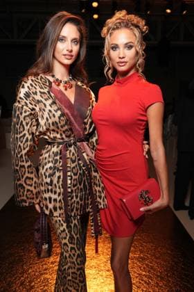 Milan, Milan Women s Fashion Week Spring Summer 2026 - Women s Fashion, Spring Summer 2026. - Roberto Cavalli Fashion Show - Arrivals in the photo: Carina Zavline Rose Bertram  Copyright: xRiccardoxGIordanox xipa-agency.netx xRiccardoxGiordano IPAx IPA_Agency_IPA65747428