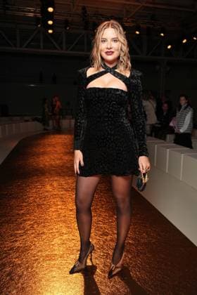 Milan, Milan Women s Fashion Week Spring Summer 2026 - Women s Fashion, Spring Summer 2026. - Roberto Cavalli Fashion Show - Arrivals in the photo: Veronica Ferraro  Copyright: xRiccardoxGIordanox xipa-agency.netx xRiccardoxGiordano IPAx IPA_Agency_IPA65747487