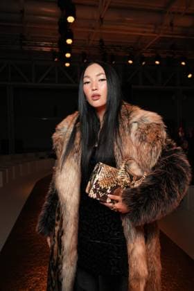 Milan, Milan Women s Fashion Week Spring Summer 2026 - Women s Fashion, Spring Summer 2026. - Roberto Cavalli Fashion Show - Arrivals in the photo: Korlan Madi  Copyright: xRiccardoxGIordanox xipa-agency.netx xRiccardoxGiordano IPAx IPA_Agency_IPA65747539