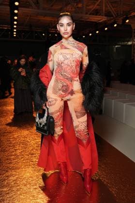 Milan, Milan Women s Fashion Week Spring Summer 2026 - Women s Fashion, Spring Summer 2026. - Roberto Cavalli Fashion Show - Arrivals in the photo: Ninoska Vasquez  Copyright: xRiccardoxGIordanox xipa-agency.netx xRiccardoxGiordano IPAx IPA_Agency_IPA65747649