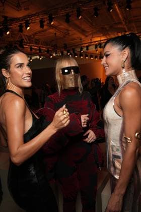 Milan, Milan Women s Fashion Week Spring Summer 2026 - Women s Fashion, Spring Summer 2026. - Roberto Cavalli Fashion Show - Arrivals in the photo: Clara Miss Keta Desiree Popper  Copyright: xRiccardoxGIordanox xipa-agency.netx xRiccardoxGiordano IPAx IPA_Agency_IPA65747792