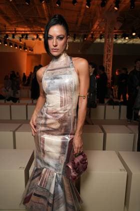 Milan, Milan Women s Fashion Week Spring Summer 2026 - Women s Fashion, Spring Summer 2026. - Roberto Cavalli Fashion Show - Arrivals in the photo: Desiree Popper  Copyright: xRiccardoxGIordanox xipa-agency.netx xRiccardoxGiordano IPAx IPA_Agency_IPA65747828
