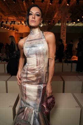 Milan, Milan Women s Fashion Week Spring Summer 2026 - Women s Fashion, Spring Summer 2026. - Roberto Cavalli Fashion Show - Arrivals in the photo: Desiree Popper  Copyright: xRiccardoxGIordanox xipa-agency.netx xRiccardoxGiordano IPAx IPA_Agency_IPA65747831