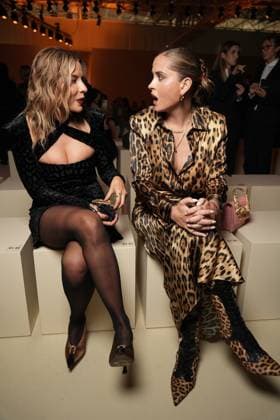 Milan, Milan Women s Fashion Week Spring Summer 2026 - Women s Fashion, Spring Summer 2026. - Roberto Cavalli Fashion Show - Arrivals in the photo: Veronica Ferraro Valentina Ferragni  Copyright: xRiccardoxGIordanox xipa-agency.netx xRiccardoxGiordano IPAx IPA_Agency_IPA65747897