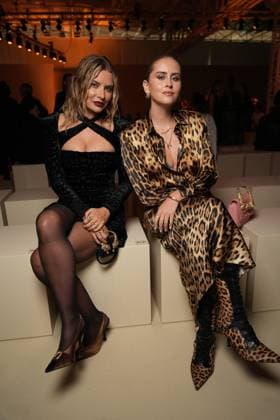 Milan, Milan Women s Fashion Week Spring Summer 2026 - Women s Fashion, Spring Summer 2026. - Roberto Cavalli Fashion Show - Arrivals in the photo: Veronica Ferraro Valentina Ferragni  Copyright: xRiccardoxGIordanox xipa-agency.netx xRiccardoxGiordano IPAx IPA_Agency_IPA65747900
