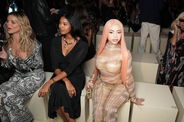 Milan, Milan Women s Fashion Week Spring Summer 2026 - Women s Fashion, Spring Summer 2026. - Roberto Cavalli Fashion Show - Arrivals in the photo: Ice Spice  Copyright: xRiccardoxGIordanox xipa-agency.netx xRiccardoxGiordano IPAx IPA_Agency_IPA65747972