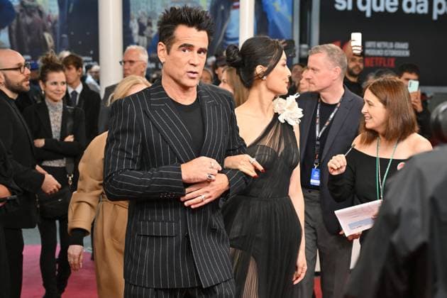 San Sebastian Film Festival Screening Ballad Of A Small Player Colin Farrell, Fala Chen attending the screening of Ballad Of A Small Player during the 73rd San Sebastian International Film Festival in San Sebastian, Spain on September 25, 2025.. Photo by Julien Reynaud APS-Medias ABACAPRESS.COM San Sebastian Spain  Copyright: xReynaudxJulien APS-Medias ABACAx