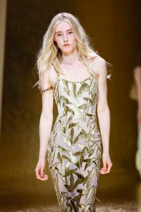 MFW Roberto Cavalli runway MP A model walks the runway at the Roberto Cavalli fashion show during Milan s Fashion Week Womenswear Spring Summer 2026, on September 25, 2025 in Milan (Italy), Italy. Photo by Marco Piovanotto Abacapress.com  Copyright: xPiovanottoxMarco ABACAx