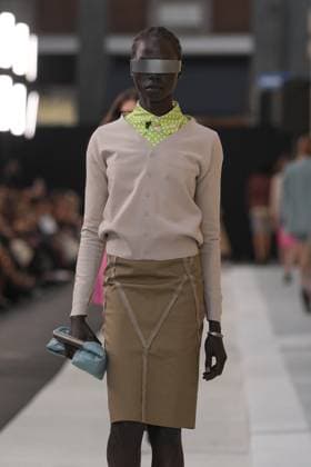 Milan, Milan Women s Fashion Week Spring Summer 2026 - Women s Fashion, Spring Summer 2026. - MM6 Maison Margiela fashion show - catwalk in the photo: Model  Copyright: xRiccardoxGIordanox xipa-agency.netx xRiccardoxGiordano IPAx IPA_Agency_IPA65751115