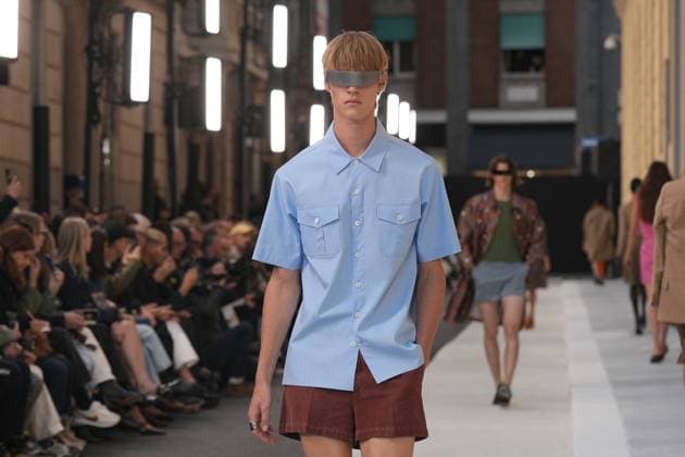 Milan, Milan Women s Fashion Week Spring Summer 2026 - Women s Fashion, Spring Summer 2026. - MM6 Maison Margiela fashion show - catwalk in the photo: Model  Copyright: xRiccardoxGIordanox xipa-agency.netx xRiccardoxGiordano IPAx IPA_Agency_IPA65751120