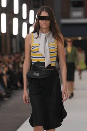 Milan, Milan Women s Fashion Week Spring Summer 2026 - Women s Fashion, Spring Summer 2026. - MM6 Maison Margiela fashion show - catwalk in the photo: Model  Copyright: xRiccardoxGIordanox xipa-agency.netx xRiccardoxGiordano IPAx IPA_Agency_IPA65751131