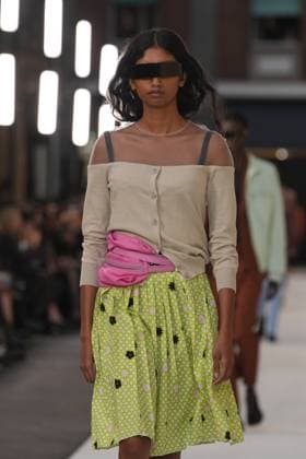 Milan, Milan Women s Fashion Week Spring Summer 2026 - Women s Fashion, Spring Summer 2026. - MM6 Maison Margiela fashion show - catwalk in the photo: Model  Copyright: xRiccardoxGIordanox xipa-agency.netx xRiccardoxGiordano IPAx IPA_Agency_IPA65751145