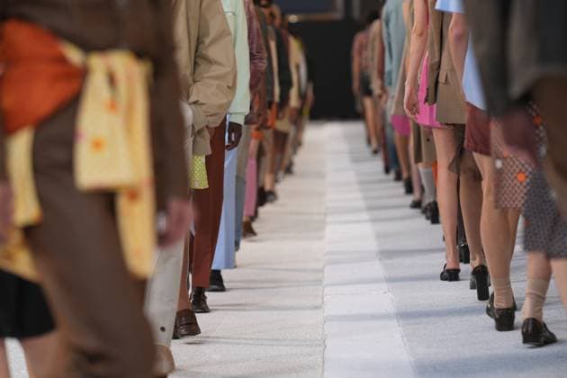 Milan, Milan Women s Fashion Week Spring Summer 2026 - Women s Fashion, Spring Summer 2026. - MM6 Maison Margiela fashion show - catwalk in the photo: Model  Copyright: xRiccardoxGIordanox xipa-agency.netx xRiccardoxGiordano IPAx IPA_Agency_IPA65751212