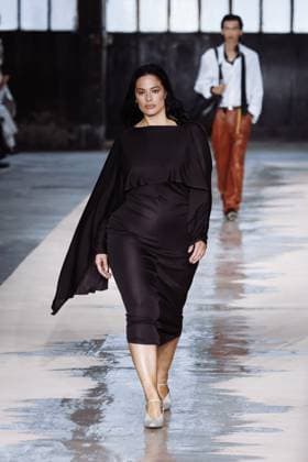Milan, Milan Women s Fashion Week Spring Summer 2026 - Women s Fashion, Spring Summer 2026 - Boss Fashion Show - Catwalk. Pictured: Ashley Graham  Copyright: xAlessandroxBremecx xipa-agency.netx xx IPA_Agency_IPA65754152