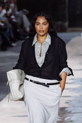 Milan, Milan Women s Fashion Week Spring Summer 2026 - Women s Fashion, Spring Summer 2026 - Boss Fashion Show - Catwalk. In the photo: Paloma Elsesser  Copyright: xAlessandroxBremecx xipa-agency.netx xx IPA_Agency_IPA65754157