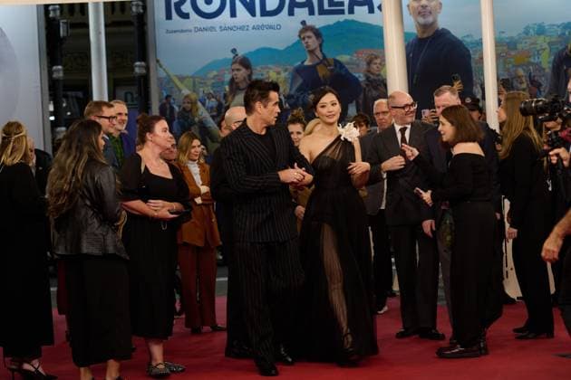 Ballad Of A Small Player - Photocall - 73rd San Sebastian International Film Festival Colin Farrell and Fala Chen attend the Red Carpet Ballad of a Small Player during the 73rd San Sebastian Donostia International Film Festival in San Sebastian, Spain, on September 25. San sebastian Spain  Copyright: xCOOLMediax originalFilename: coolmedia-notitle221022_npMr6.jpg