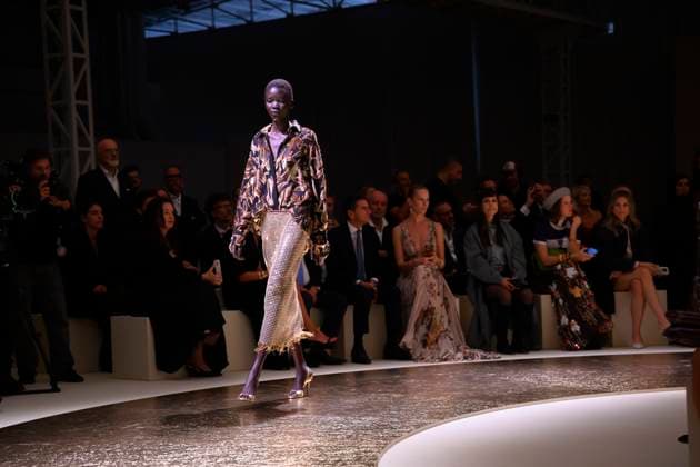 Milan Fashion Week - Women S S 2026 Roberto Cavalli fashion show Vibes Milan, Italy Milan Fashion Week - Women S S 2026 Roberto Cavalli fashion show Vibes Milan, Italy 25th September 2025  Copyright: xALFONSOxCATALANO SGPITALIAx