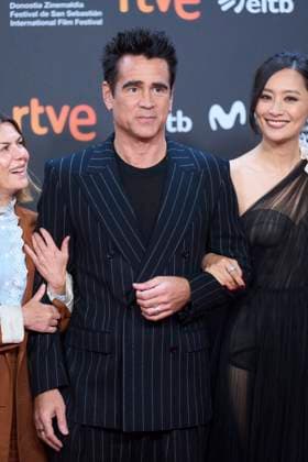 San Sebastian - Ballad of a Small Player Screening Colin Farrell, Fala Chen attended Ballad of a Small Player Red Carpet during 73rd San Sebastian International Film Festival at Kursaal Theatre on September 25, 2025 in Donostia San Sebastian, Spain Photo by ABACAPRESS.COM San Sebastian Euskadi Spain  Copyright: xABACAx
