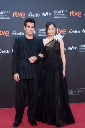 San Sebastian - Ballad of a Small Player Screening Colin Farrell, Fala Chen attended Ballad of a Small Player Red Carpet during 73rd San Sebastian International Film Festival at Kursaal Theatre on September 25, 2025 in Donostia San Sebastian, Spain Photo by ABACAPRESS.COM San Sebastian Euskadi Spain  Copyright: xABACAx