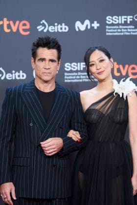 San Sebastian - Ballad of a Small Player Screening Colin Farrell, Fala Chen attended Ballad of a Small Player Red Carpet during 73rd San Sebastian International Film Festival at Kursaal Theatre on September 25, 2025 in Donostia San Sebastian, Spain Photo by ABACAPRESS.COM San Sebastian Euskadi Spain  Copyright: xABACAx
