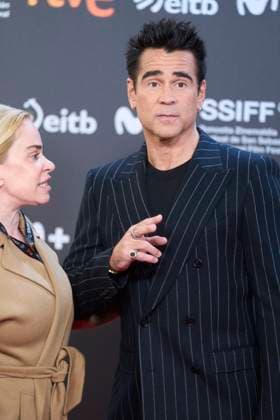 San Sebastian - Ballad of a Small Player Screening Colin Farrell attended Ballad of a Small Player Red Carpet during 73rd San Sebastian International Film Festival at Kursaal Theatre on September 25, 2025 in Donostia San Sebastian, Spain Photo by ABACAPRESS.COM San Sebastian Euskadi Spain  Copyright: xABACAx