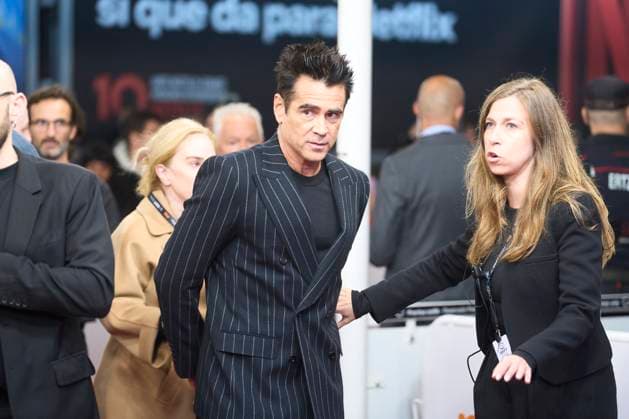 San Sebastian - Ballad of a Small Player Screening Colin Farrell attended Ballad of a Small Player Red Carpet during 73rd San Sebastian International Film Festival at Kursaal Theatre on September 25, 2025 in Donostia San Sebastian, Spain Photo by ABACAPRESS.COM San Sebastian Euskadi Spain  Copyright: xABACAx