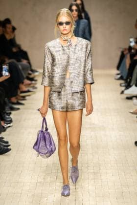 Milan Fashion Week - Women S S 2026 Emporio Armani fashion show Runway Milan, Italy Milan Fashion Week - Women S S 2026 Emporio Armani fashion show Runway Milan, Italy 25th September 2025  Copyright: xMARCOxERBAx