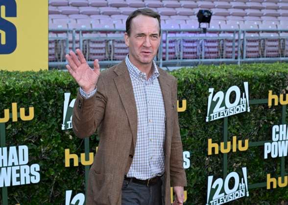 September 25, 2025, Pasadena, California, USA: American former professional football quarterback PEYTON MANNING attends the Red Carpet World Premiere of HuluÃ¢â‚¬â ¢s Ã¢â‚¬oeChad Powers. Pasadena USA - ZUMAb173 20250925_aap_b173_001 Copyright: xBillyxBennightx