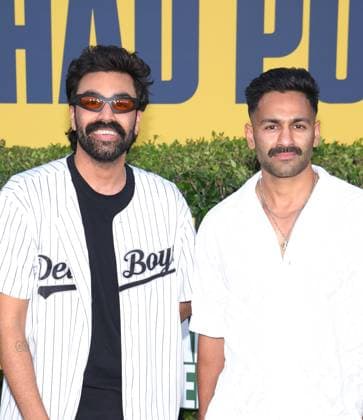 Los Angeles premiere of Hulu s Chad Powers at the Rose Bowl Stadium Featuring: Saagar Shaikh, Faraaz Osmani Where: Los Angeles, California, United States When: 25 Sep 2025 Credit: Faye s Vision Cover Images EDITORIAL USE ONLY. NOT FOR USE BY NEWSPAPERS BASED IN THE UK. Copyright: xx coverimg55125268
