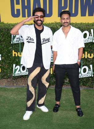 Los Angeles premiere of Hulu s Chad Powers at the Rose Bowl Stadium Featuring: Saagar Shaikh, Faraaz Osmani Where: Los Angeles, California, United States When: 25 Sep 2025 Credit: Faye s Vision Cover Images EDITORIAL USE ONLY. NOT FOR USE BY NEWSPAPERS BASED IN THE UK. Copyright: xx coverimg55125266