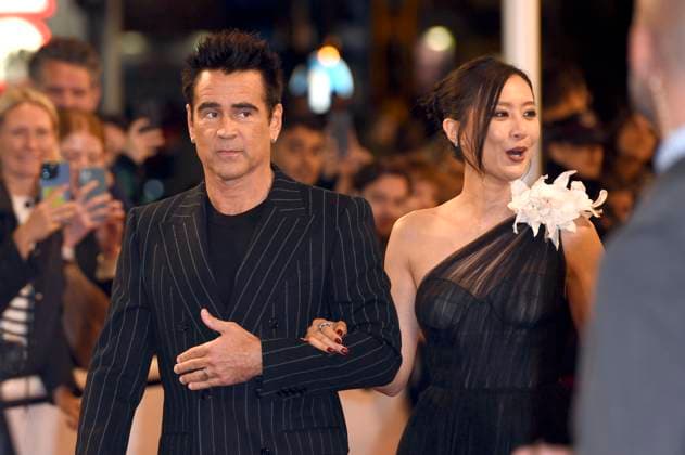 Colin Farrell and Fala Chen at the premiere of the feature film Ballad of a Small Player at the 73rd San Sebastian International Film Festival Festival Internacional de Cine de San Sebastian in the Kursaal San Sebastian, 26 09 2025 Foto:xC.xNiehausx xFuturexImagex player_5971