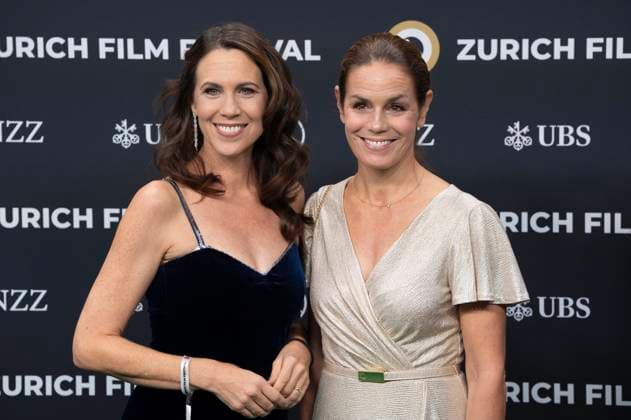 Susanne Wille with guest at the festival opening with the premiere of the feature film Splitsville at the 21 Zurich Film Festival 2025 in the Kongresssaal Zurich, 25 09 2025 Foto:xA.xRaemyx xFuturexImagex splittsville_5941