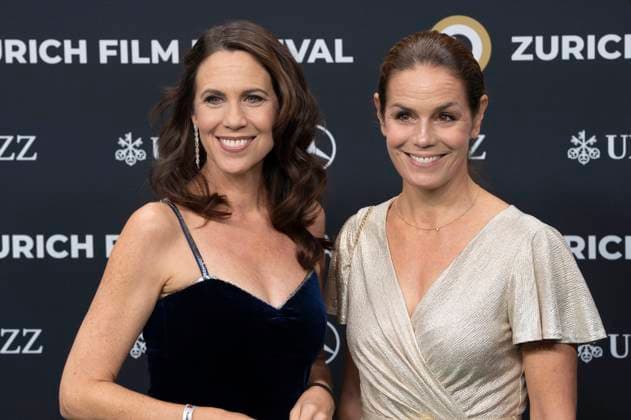 Susanne Wille with guest at the festival opening with the premiere of the feature film Splitsville at the 21 Zurich Film Festival 2025 in the Kongresssaal Zurich, 25 09 2025 Foto:xA.xRaemyx xFuturexImagex splittsville_5943
