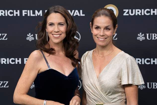 Susanne Wille with guest at the festival opening with the premiere of the feature film Splitsville at the 21 Zurich Film Festival 2025 in the Kongresssaal Zurich, 25 09 2025 Foto:xA.xRaemyx xFuturexImagex splittsville_5944