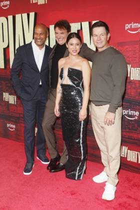 PLAY DIRTY World Premiere PLAY DIRTY World Premiere held at SVA Theater Featuring: Keegan-Michael Key, Shane Black, Rosa Salazar, Mark Wahlberg Where: New York, New York, United States When: 25 Sep 2025 Credit: Udo Salters WENN New York New York United States Copyright: xUdoxSalters WENNx wenn40670705 DS7x wenn40670705