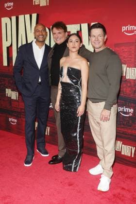 PLAY DIRTY World Premiere PLAY DIRTY World Premiere held at SVA Theater Featuring: Keegan-Michael Key, Shane Black, Rosa Salazar, Mark Wahlberg Where: New York, New York, United States When: 25 Sep 2025 Credit: Udo Salters WENN New York New York United States Copyright: xUdoxSalters WENNx wenn40670706 DS7x wenn40670706