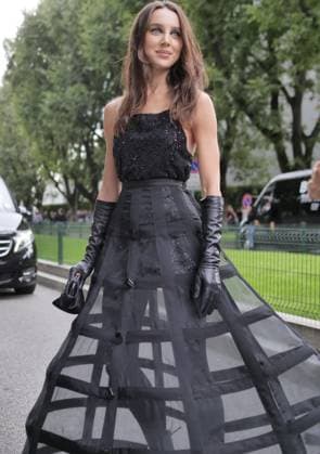 Milan, Milan Women s Fashion Week Spring Summer 2026 - Women s Fashion, Spring Summer 2026 guests with eccentric outfits among the various catwalks of the Fashion Week In the photo: Mary Leest at the Emporio Armani fashion show  Copyright: xLucaxPontix xipa-agency.netx xLucaPonti IpaAgencyx IPA_Agency_IPA65762821