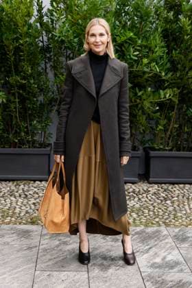 MFW Tod’s front row MP Kelly Rutherford arrives at the Tod s fashion show during Milan s Fashion Week Womenswear Spring Summer 2026, on September 26, 2025 in Milan (Italy), Italy. Photo by Marco Piovanotto Abacapress.com  Copyright: xPiovanottoxMarco ABACAx