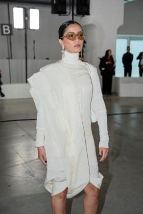 Milan Fashion Week - Women S S 2026 Sportmax Fashion Show Front Row Milan, Italy guest Milan Fashion Week - Women S S 2026 Sportmax Fashion Show Front Row Milan, Italy 26th September 2025  Copyright: xCristianxIncarbonax