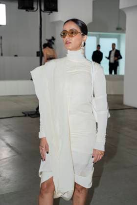 Milan Fashion Week - Women S S 2026 Sportmax Fashion Show Front Row Milan, Italy guest Milan Fashion Week - Women S S 2026 Sportmax Fashion Show Front Row Milan, Italy 26th September 2025  Copyright: xCristianxIncarbonax
