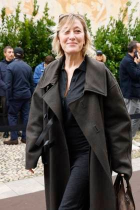 MFW Tod’s front row MP Valeria Bruni Tedeschi arrives at the Tod s fashion show during Milan s Fashion Week Womenswear Spring Summer 2026, on September 26, 2025 in Milan (Italy), Italy. Photo by Marco Piovanotto Abacapress.com  Copyright: xPiovanottoxMarco ABACAx