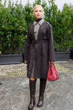 MFW Tod’s front row MP Mirela Balic arrives at the Tod s fashion show during Milan s Fashion Week Womenswear Spring Summer 2026, on September 26, 2025 in Milan (Italy), Italy. Photo by Marco Piovanotto Abacapress.com  Copyright: xPiovanottoxMarco ABACAx