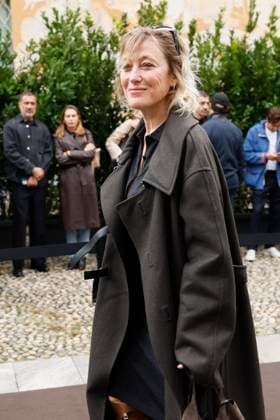 MFW Tod’s front row MP Valeria Bruni Tedeschi arrives at the Tod s fashion show during Milan s Fashion Week Womenswear Spring Summer 2026, on September 26, 2025 in Milan (Italy), Italy. Photo by Marco Piovanotto Abacapress.com  Copyright: xPiovanottoxMarco ABACAx