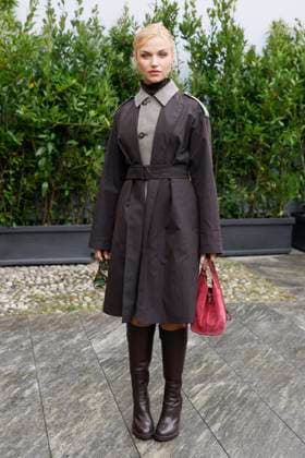 MFW Tod’s front row MP Mirela Balic arrives at the Tod s fashion show during Milan s Fashion Week Womenswear Spring Summer 2026, on September 26, 2025 in Milan (Italy), Italy. Photo by Marco Piovanotto Abacapress.com  Copyright: xPiovanottoxMarco ABACAx