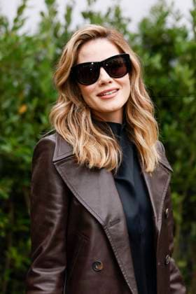 MFW Tod’s front row MP Michelle Monaghan arrives at the Tod s fashion show during Milan s Fashion Week Womenswear Spring Summer 2026, on September 26, 2025 in Milan (Italy), Italy. Photo by Marco Piovanotto Abacapress.com  Copyright: xPiovanottoxMarco ABACAx
