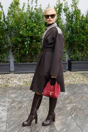 MFW Tod’s front row MP Mirela Balic arrives at the Tod s fashion show during Milan s Fashion Week Womenswear Spring Summer 2026, on September 26, 2025 in Milan (Italy), Italy. Photo by Marco Piovanotto Abacapress.com  Copyright: xPiovanottoxMarco ABACAx