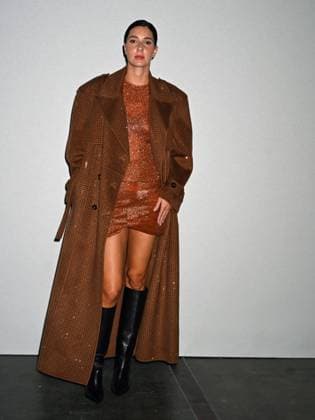 Milan, Milan Women s Fashion Week Spring Summer 2026 - Women s Fashion, Spring Summer 2026 - Morabito fashion show - guests In the photo: Francesca Busi  Copyright: xSimonaxChiocciax xipa-agency.netx xSimonaxChiocciax IPA_Agency_IPA65778746