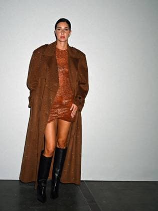 Milan, Milan Women s Fashion Week Spring Summer 2026 - Women s Fashion, Spring Summer 2026 - Morabito fashion show - guests In the photo: Francesca Busi  Copyright: xSimonaxChiocciax xipa-agency.netx xSimonaxChiocciax IPA_Agency_IPA65778750