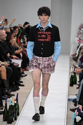 Milan, Milan Women s Fashion Week Spring Summer 2026 - Women s Fashion, Spring Summer 2026. - Marco Rambaldi fashion show - catwalk - photo: model  Copyright: xSimonaxChiocciax xipa-agency.netx xSimonaxChiocciax IPA_Agency_IPA65769944