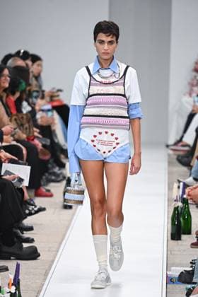Milan, Italy: Milan, Milan Women s Fashion Week Spring Summer 2026 - Women s Fashion, Spring Summer 2026. - Marco Rambaldi fashion show - catwalk - photo: model Milan Italy  - ZUMAp169 20250926_zea_p169_337 Copyright: xSimonaxChiocciax